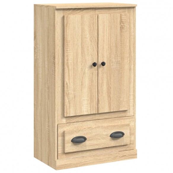 Buffet haut chêne sonoma 60x35,5x103,5 cm bois d'ingénierie