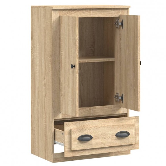 Buffet haut chêne sonoma 60x35,5x103,5 cm bois d'ingénierie