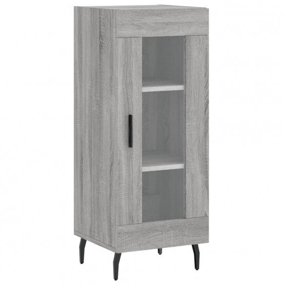 Buffet haut Sonoma gris 34,5x34x180 cm Bois d'ingénierie