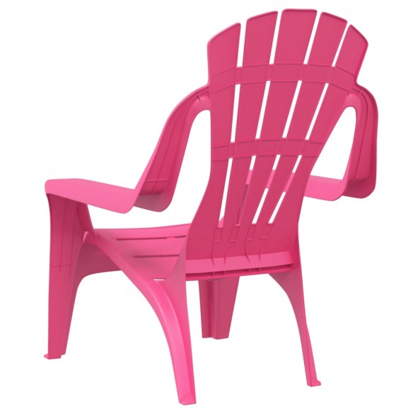 Chaises de jardin pour enfants lot de 2 rose 37x34x44 cm PP