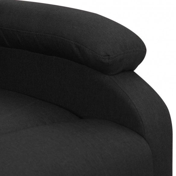 Fauteuil de massage Noir Tissu