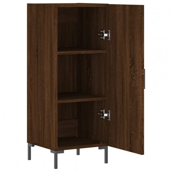 Buffet Chêne marron 34,5x34x90 cm Bois d'ingénierie