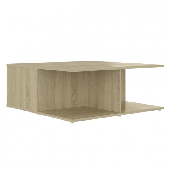 Table basse Chêne sonoma 80x80x31 cm Aggloméré