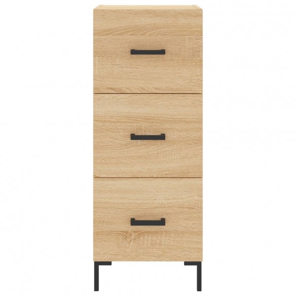 Buffet haut Chêne sonoma 34,5x34x180 cm Bois d'ingénierie