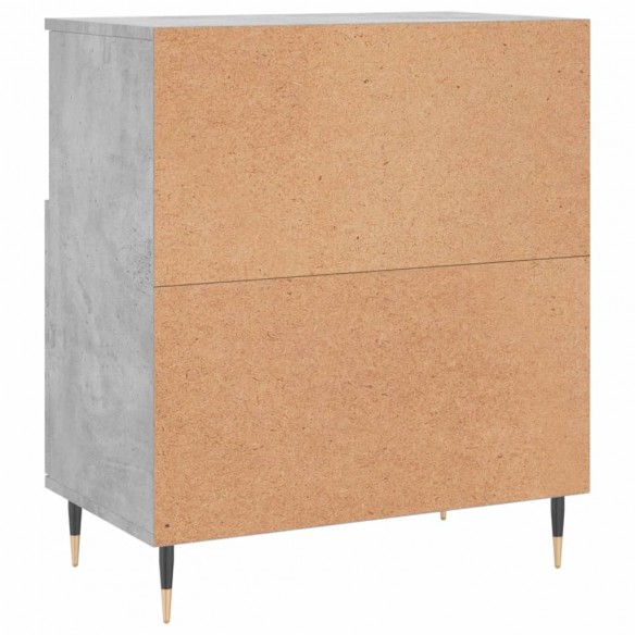 Buffet Gris béton 60x35x70 cm Bois d'ingénierie