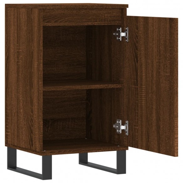 Buffets 2 pcs chêne marron 40x35x70 cm bois d'ingénierie