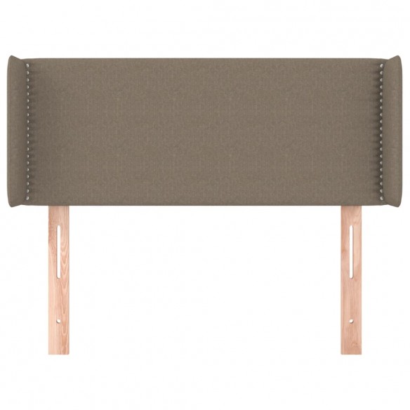 Tête de lit avec oreilles Taupe 93x16x78/88 cm Tissu