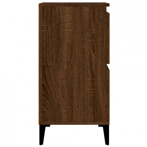 Buffet Chêne marron 60x35x70 cm Bois d'ingénierie