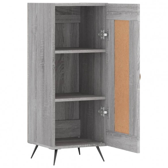 Buffet Sonoma gris 34,5x34x90 cm Bois d'ingénierie