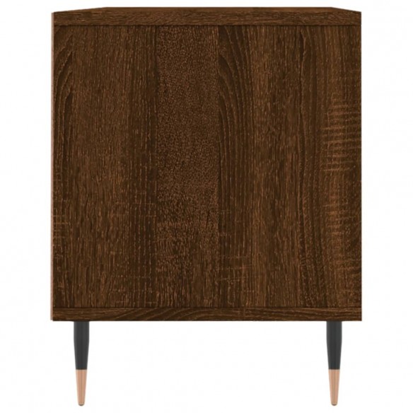 Meuble TV chêne marron 100x34,5x44,5 cm bois d'ingénierie