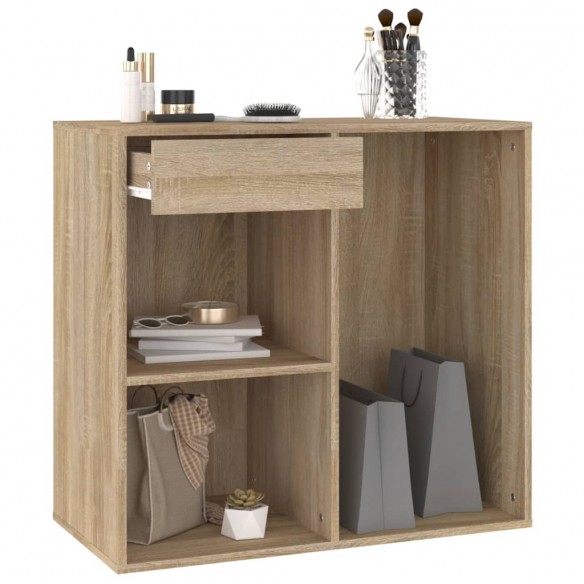 Armoire cosmétique Chêne sonoma 80x40x75 cm Bois d'ingénierie