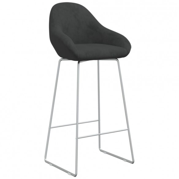 Tabouret de bar Noir Velours