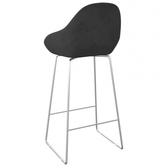 Tabouret de bar Noir Velours