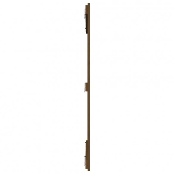 Tête de lit murale Marron miel 108x3x110 cm Bois massif de pin