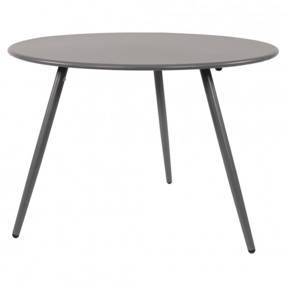 Lesli Living Table d'appoint Rafael 60x41 cm Gris