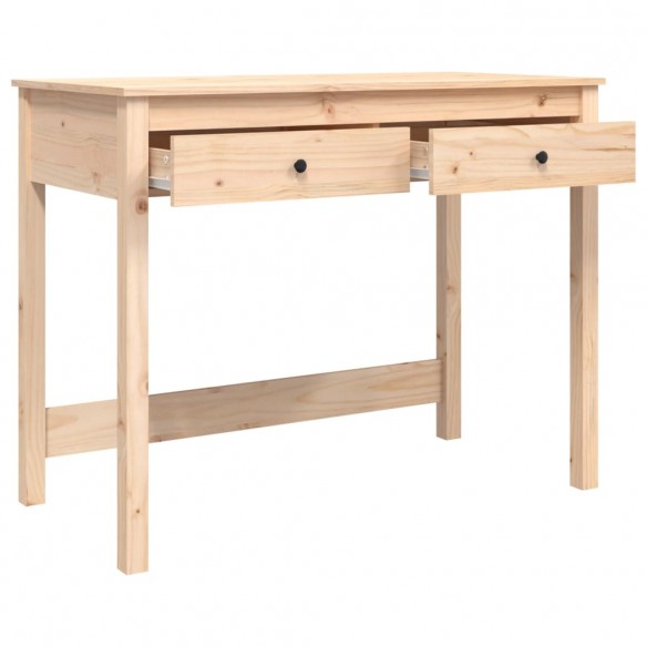 Bureau avec tiroirs 100x50x78 cm Bois massif de pin