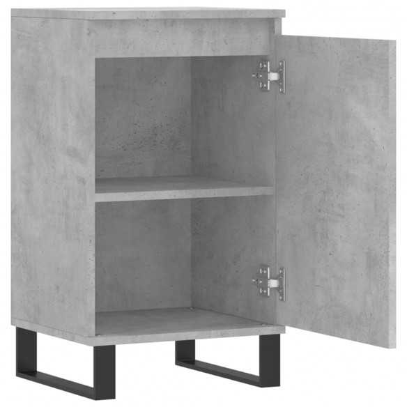 Buffet gris béton 40x35x70 cm bois d'ingénierie