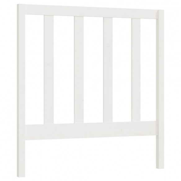 Lit coulissant Blanc 2x(90x190) cm Bois de pin massif