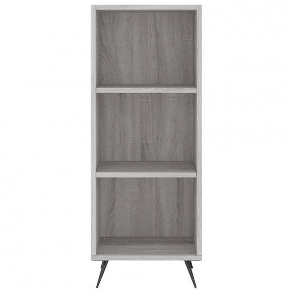 Buffet haut Sonoma gris 34,5x34x180 cm Bois d'ingénierie