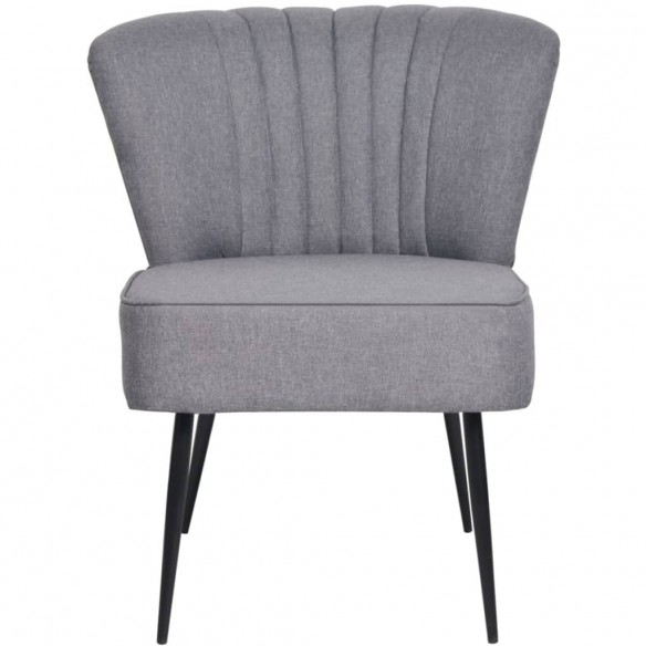 Chaise de cocktail Gris clair Tissu