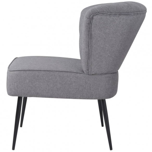 Chaise de cocktail Gris clair Tissu