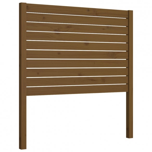 Tête de lit Marron miel 81x4x100 cm Bois massif de pin