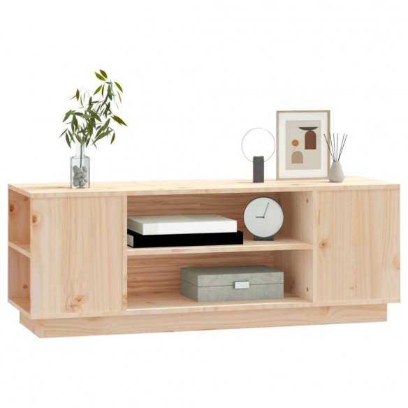 Meuble TV 110x35x40,5 cm Bois de pin massif