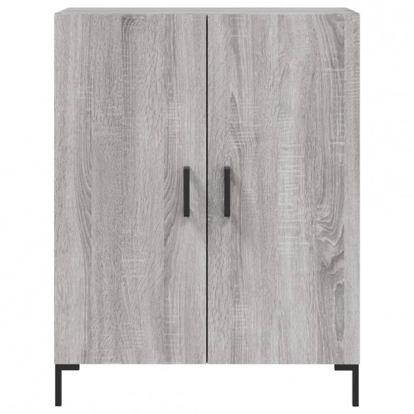 Buffet haut Sonoma gris 69,5x34x180 cm Bois d'ingénierie