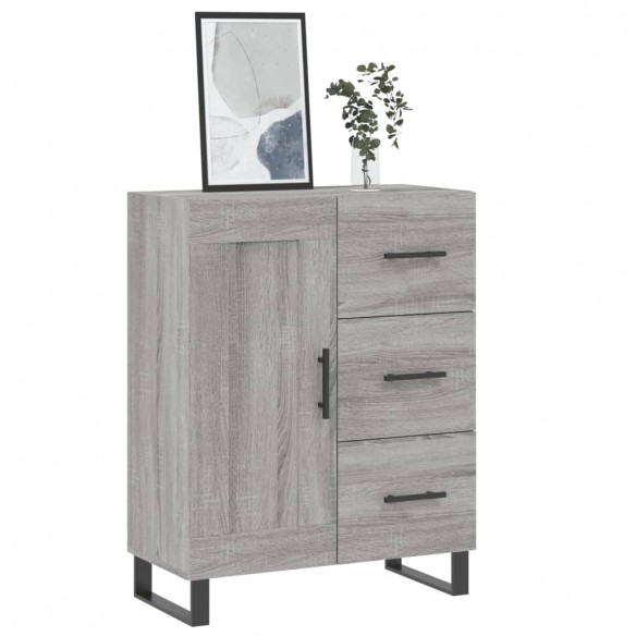 Buffet sonoma gris 69,5x34x90 cm bois d'ingénierie