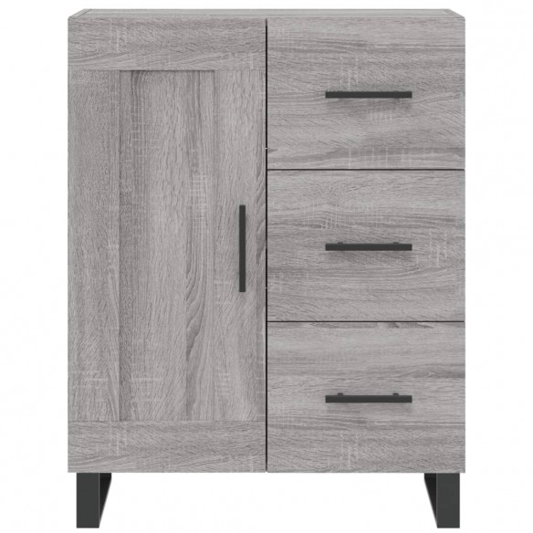 Buffet sonoma gris 69,5x34x90 cm bois d'ingénierie