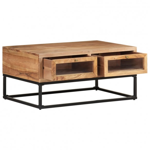 Table basse 90x60x40 cm Bois d'acacia massif