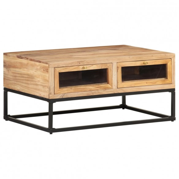 Table basse 90x60x40 cm Bois d'acacia massif