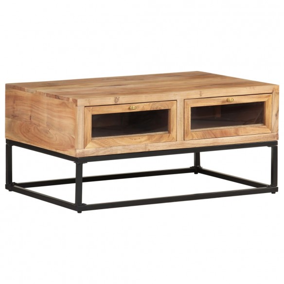 Table basse 90x60x40 cm Bois d'acacia massif