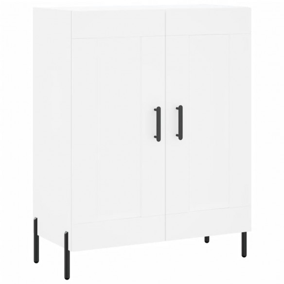 Buffet haut Blanc 69,5x34x180 cm Bois d'ingénierie