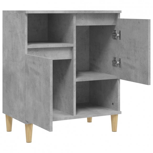 Buffet Gris béton 60x35x70 cm Bois d'ingénierie