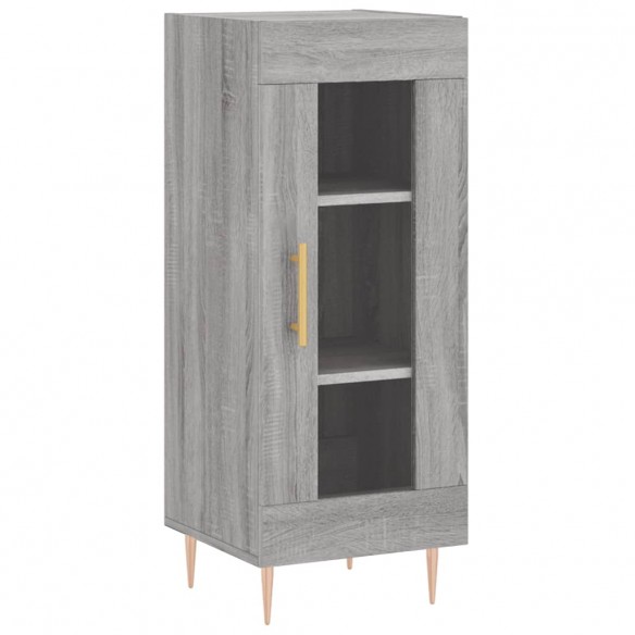 Buffet haut Sonoma gris 34,5x34x180 cm Bois d'ingénierie