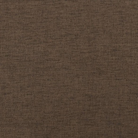 Repose-pied Marron 60x60x35 cm Tissu