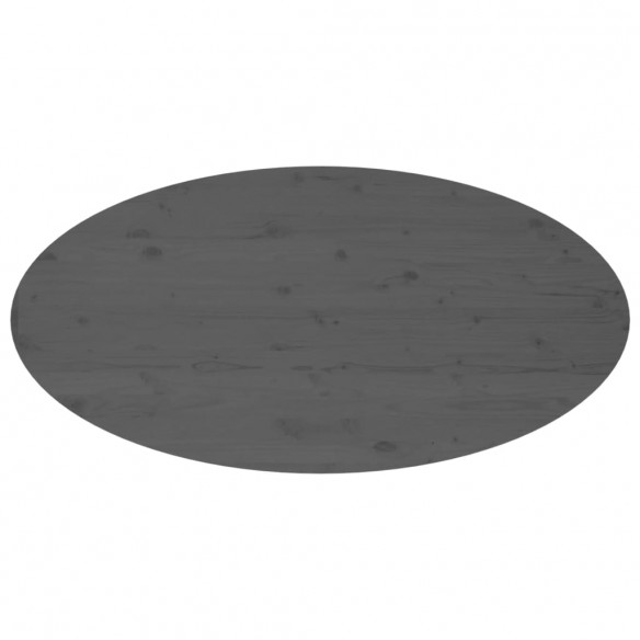 Table basse Gris 110x55x45 cm Bois massif de pin