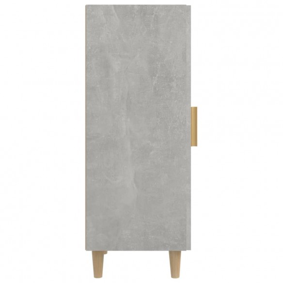 Buffet Gris béton 34,5x34x90 cm Bois d'ingénierie