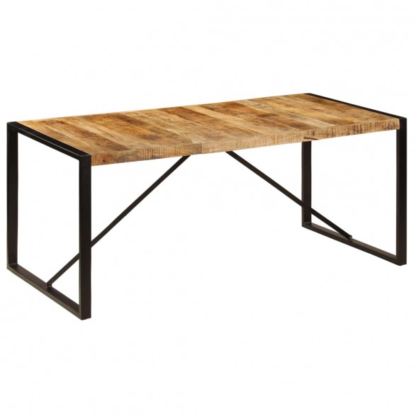 Table de salle à manger 180x90x75 cm Bois de manguier solide