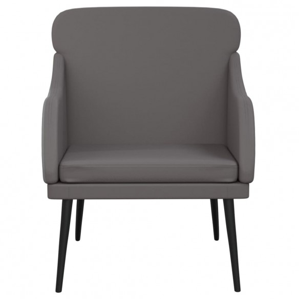 Fauteuil Gris 63x76x80 cm Similicuir