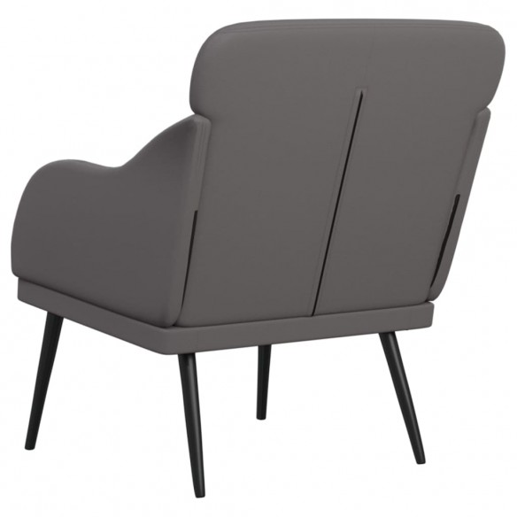 Fauteuil Gris 63x76x80 cm Similicuir