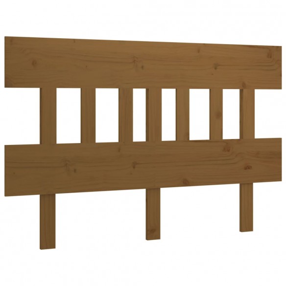 Tête de lit Marron miel 203,5x3x81 cm Bois massif de pin