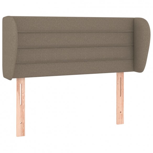 Tête de lit avec oreilles Taupe 83x23x78/88 cm Tissu