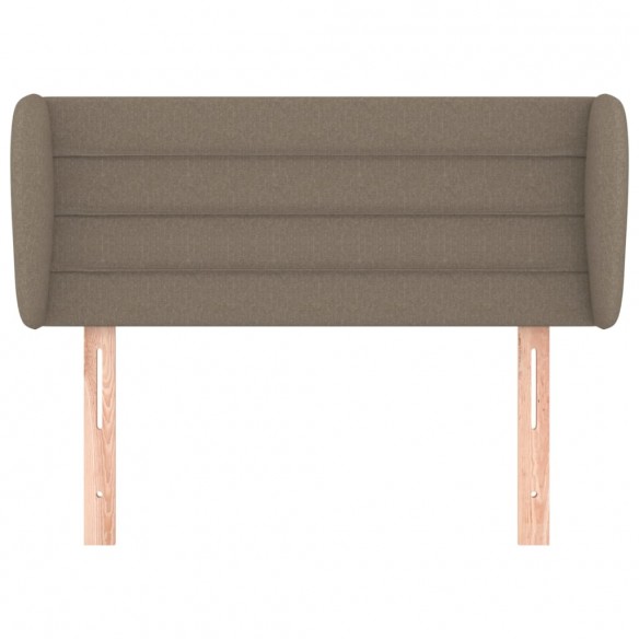 Tête de lit avec oreilles Taupe 83x23x78/88 cm Tissu