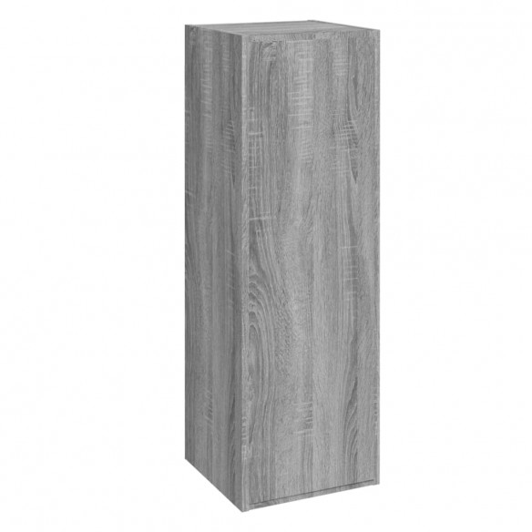 Meuble TV Sonoma gris 30,5x30x90 cm Bois d'ingénierie