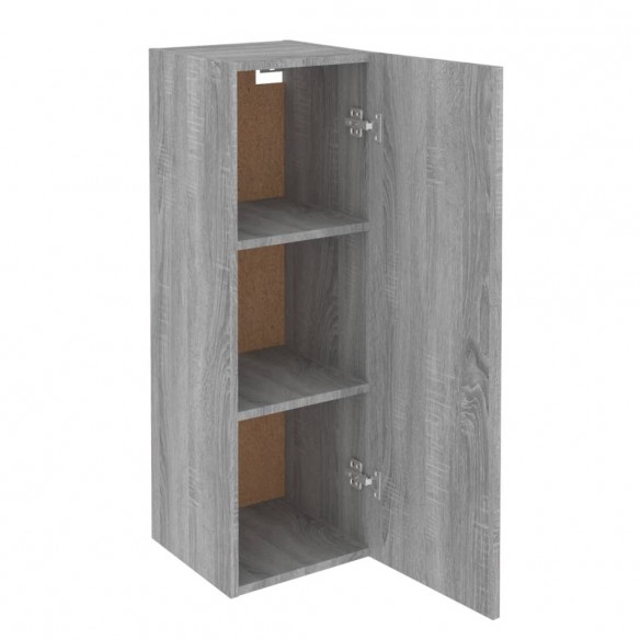 Meuble TV Sonoma gris 30,5x30x90 cm Bois d'ingénierie