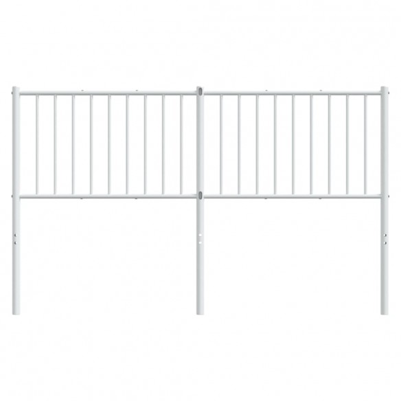 Tête de lit métal blanc 160 cm