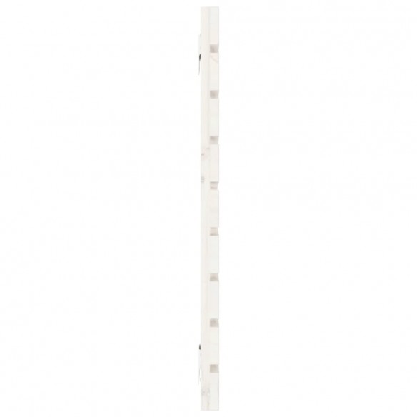 Tête de lit murale Blanc 141x3x63 cm Bois massif de pin