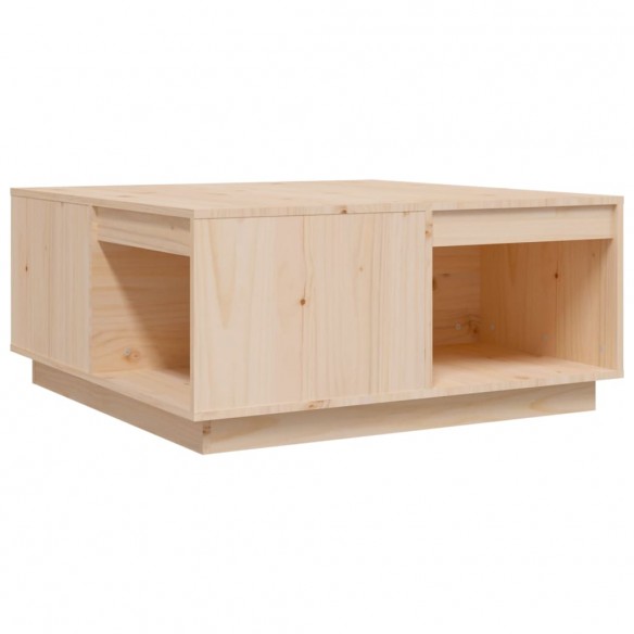 Table basse 80x81x36,5 cm Bois massif de pin